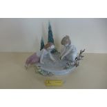 A Lladro group 'Petals in the Pond', 08355 - boxed, in good condition - previous shop RRP 900euros