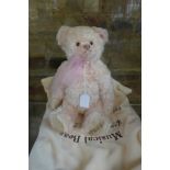 A Steiff Teddy Moh Rose Musical Bear - made to commemorate Princess Diana, it plays Candle in the