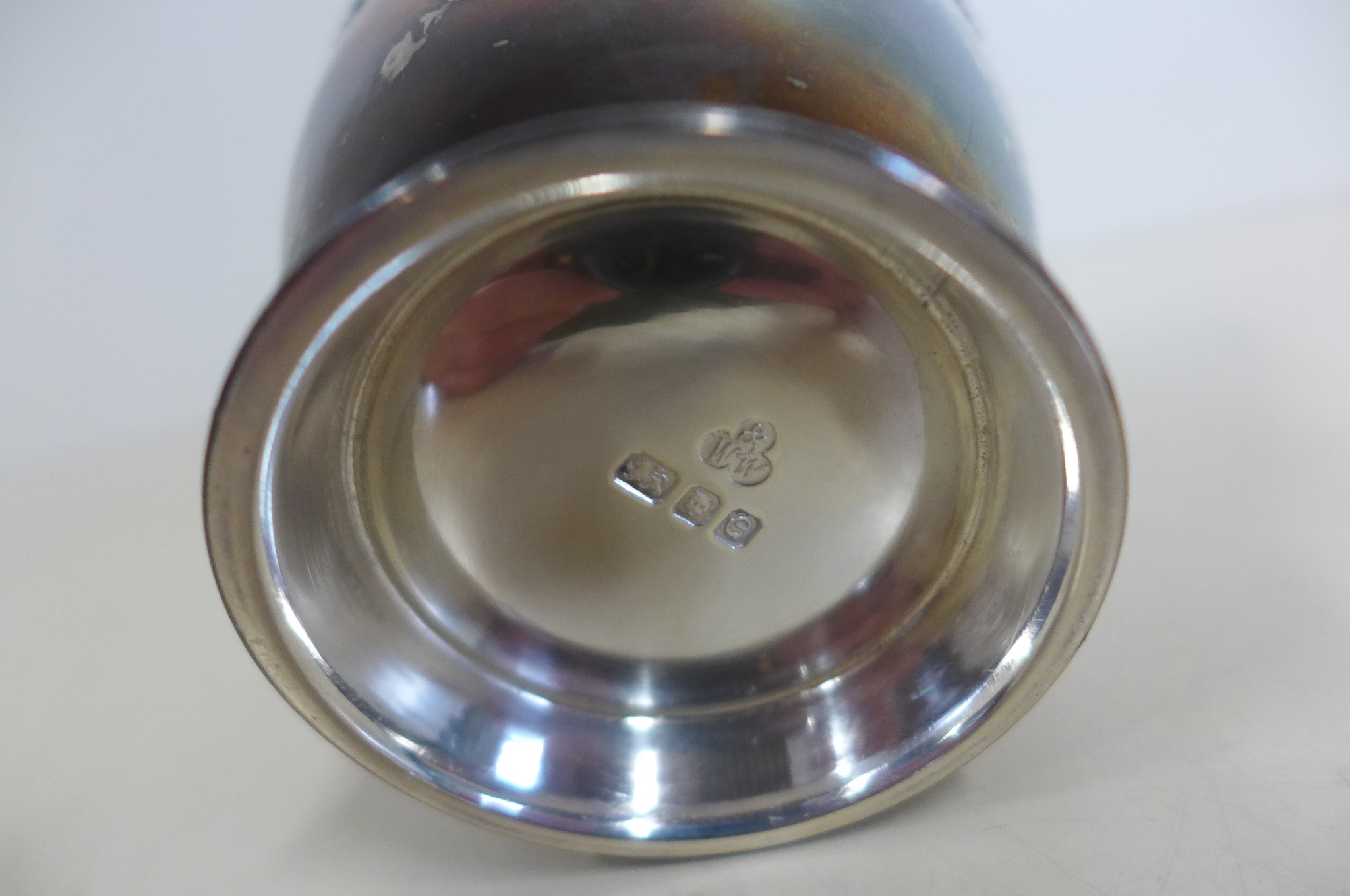 A silver milk jug, approx 8.5 troy oz - Image 2 of 2
