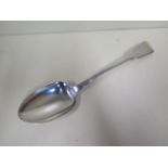 An Irish silver serving spoon, Dublin 1830 - maker WC William Cummins - 31.5cm long, approx 5.2 troy