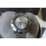 A ladies Tag Heuer stainless steel quartz bracelet wristwatch, model 2000 - with spare link, boxes