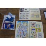 A collection of Royal Event stamps in 2 albums including a large number of stamp booklets ? all