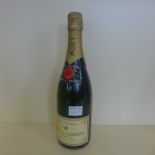 A bottle of Moet Chandon Brut imperial champagne