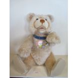 A Steiff Teddy Baby 1949 - replica limited to 1500 - EAN 408472 - big 75cm tall, with box and