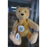 A Steiff 4th club bear, Baby Bear Blond 1946 replica, made in 1995 limited edition for Club