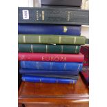 A collection of nine empty stamp stock-books and albums in very good condition to include a