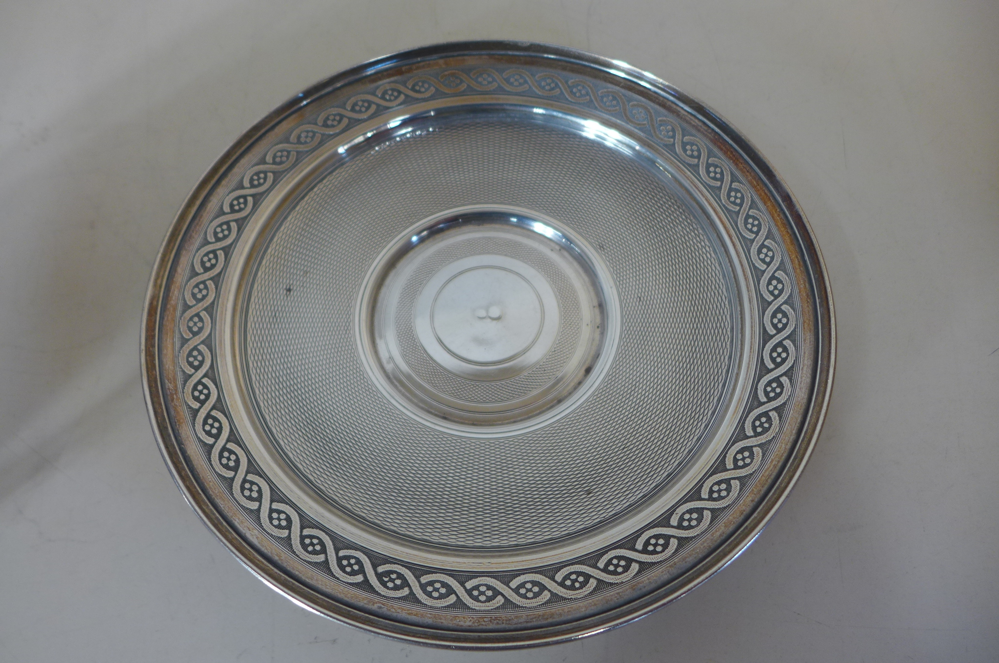 A continental silver cup and saucer, saucer 15cm diameter, engraving to cup, approx 6.2 troy oz, - Image 3 of 6