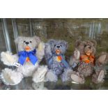 A Steiff 5,6, and 7 Festival Bears, Sandey, Candey and Daddey, made in 2001-2003 - limited