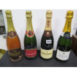 Four bottles of Champagne including Piper-Hedsiek, Lavigny, Gartissier and Andre Bonin - all good
