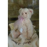 A Steiff Teddy Moh Rose Musical Bear - made to commemorate Princess Diana, it plays Candle in the