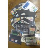 A collection of Commonwealth stamps on small stock-cards, mint and good/fine used in sets part