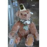 A Steiff Musical Bear clown, made exclusively for Harrods in 1992 - limited to 2000, EAN 011894 -