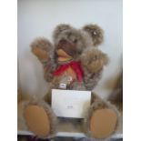 A Steiff Teddy Bear Zotty 1953 replica, limited to 1500 - EAN 408700 - a massive 75cm tall, with box