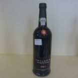 A bottle of 1987 Taylors Port, late bottled vintage LBV