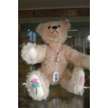 A Steiff Queen Mother bear, made in 2002 to commemorate the Queen Mother - EAN 660887 - 38cm tall,