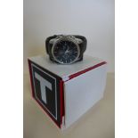A Tissot Coutier TO35627A automatic Chronograph with original box, warranty card and booklets,