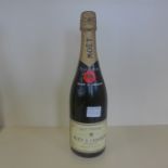 A bottle of Moet Chandon Brut imperial champagne