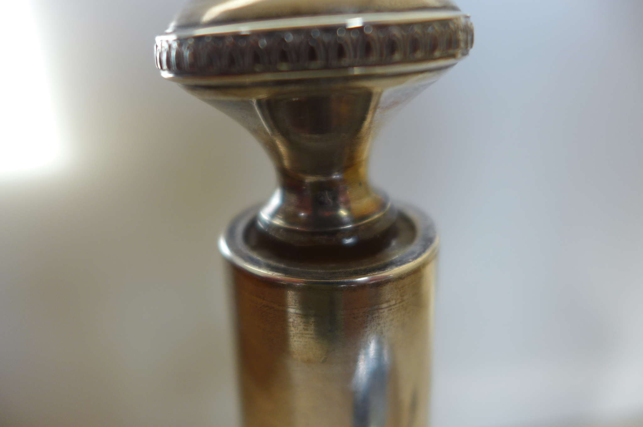 An Egyptian silver dish, 18cm diameter, approx 5.5 troy oz, with a continental silver and cut - Image 4 of 6