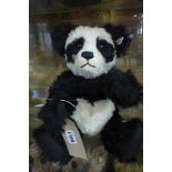 A Steiff panda Bear, made in 2003 - limited to 2000, EAN 661013 - 40cm tall with box and certificate