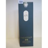 A bottle of Lagavulin Single Islay Malt Whisky, 16 years, 70cl, 40 percent - boxed