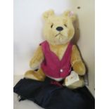 A Steiff Winnie the Pooh, made in 2004 - limited to 3500, large 50cm tall, embroidered bag and