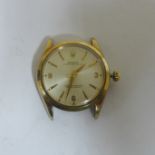 A 9ct Rolex Oyster perpetual Superlative chronometer wristwatch, model 1002, 1124693, case 33mm