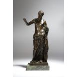 After the antique. A late 19th century French bronze Grand Tour figure of the Venus of Arles by