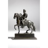 After Guillaume Dupre (French 1570s-1643). A bronze Grand Tour equestrian group of Henri IV on