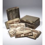 A quantity of Victorian stereoscope slides, relating to ancient Greek monuments, sculpture and