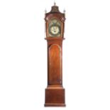 A George III mahogany longcase clock by William Smith of London, the eight day brass movement with