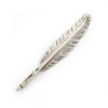 A Victorian novelty silver pencil, by S. Mordan and Co., also marked Rd 373515, modelled as a