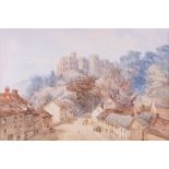 William Callow R.W.S. (1812-1908)Dunster Castle, SomersetTitled versoWatercolour over pencil,