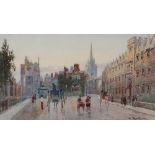 William Matthison (1853-1926)St. Giles, Oxford; St. Mary's from the High Street, OxfordTwo, both