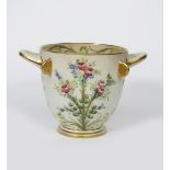 'Floral Spray' a James Macintyre & Co jardiniere designed by William Moorcroft, footed form with