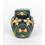 'Carousel' a Modern Moorcroft Pottery limited edition ginger jar and cover designed by Rachel