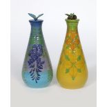 'Butterfly and Wisteria' a Dennis China Works carafe vase and cover designed by Sally Tuffin,