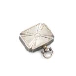 A George IV silver vinaigrette, by Joseph Willmore, Birmingham 1820, in the form of a Maltese cross,