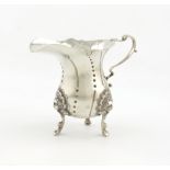 A rare Irish Republican silver cream jug, by William Egan and Sons of Cork, July/September 1922,