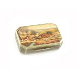 λA silver-gilt and ivory pill box, probably Austrian, with import marks for London 1937, importer'