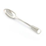 A Victorian silver Fiddle and Thread pattern basting spoon, by George Adams, London 1855, the