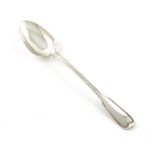 A late 18th century French silver Fiddle and Thread pattern basting spoon, by Pierre-Nicholas Somme,