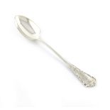A Victorian silver Straight Tudor pattern basting spoon, by George Adams, London 1853, the