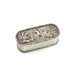A William IV silver snuff box, by Taylor and Perry, Birmingham 1836, rounded rectangular form,