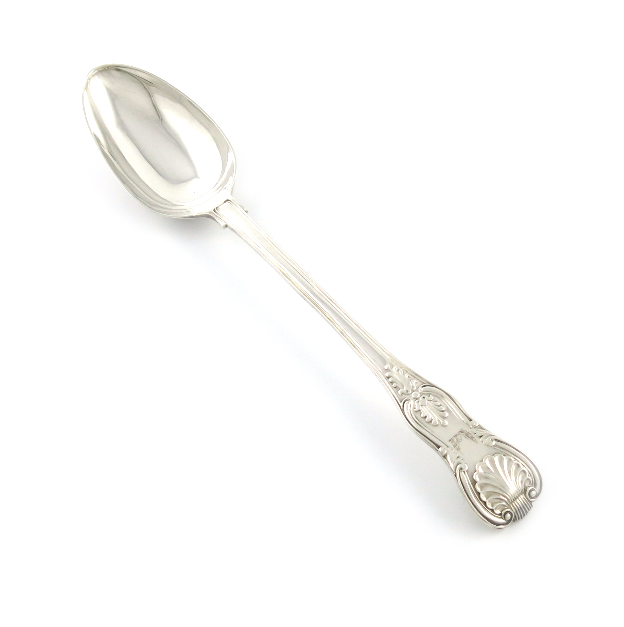 An early-Victorian silver King's pattern basting spoon, by Mary Chawner, London 1838, the terminal