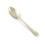 A George III Scottish provincial silver Hanoverian pattern tablespoon, by Hugh Ross, Tain circa