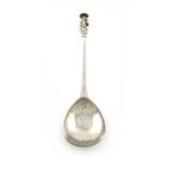 A James I / Charles I West Country silver Apostle spoon, St. Andrew, possibly by John Parnell, Truro