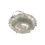 An early-Victorian silver 'castle-top' basket, by Taylor and Perry, Birmingham 1837, circular