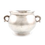 By the Duchess of Sutherland Cripple Guild, an electroplated two-handled pot, in the South