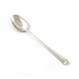 An extremely rare George I Irish provincial silver Hanoverian Rat-tail pattern basting spoon, by