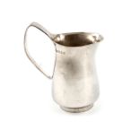 Designed by Anthony Hawksley for Payne and Sons of Oxford, a modern silver jug, London 1968,